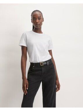 Everlane The Organic Cotton Box-Cut Tee Women's Size XS in White New W/ Tags!